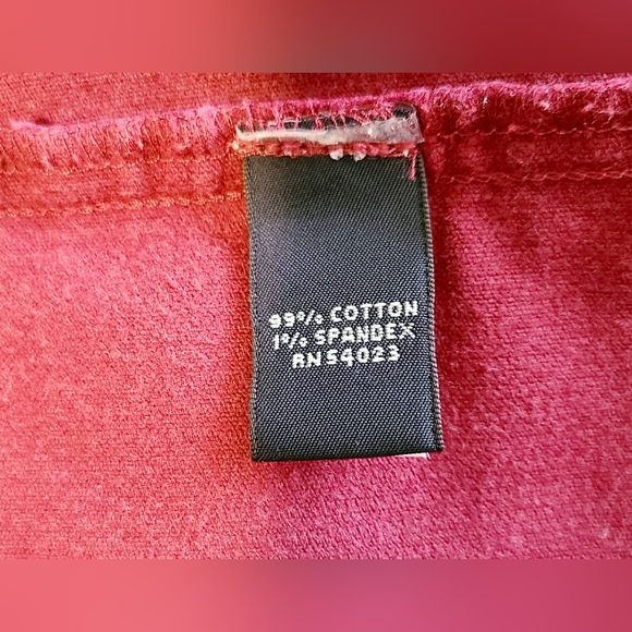 Banana Republic Burgundy Corduroy stretch mini skirt size 2 - Picture 5 of 6